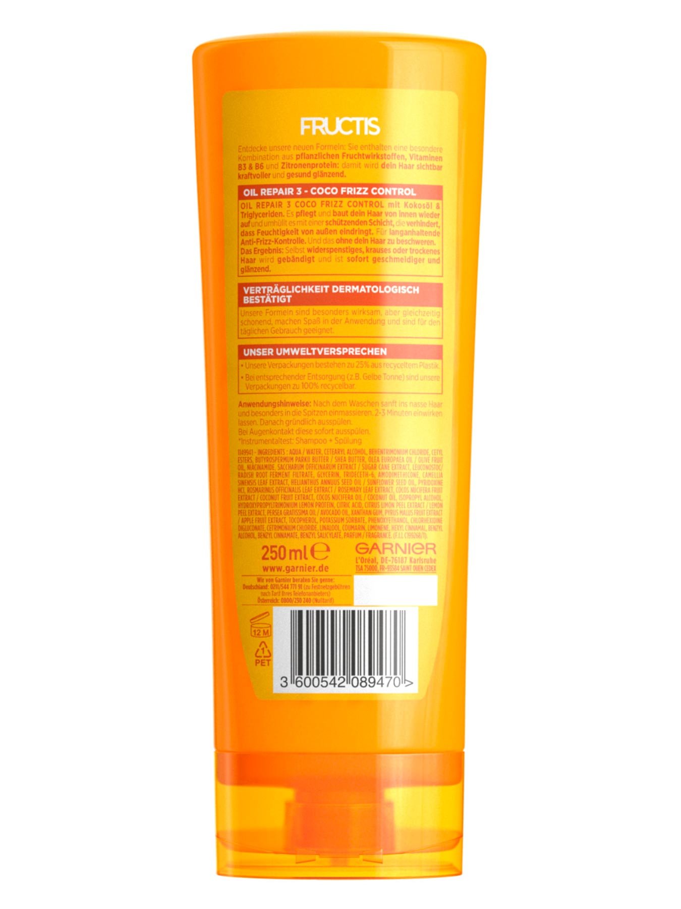 Kraeftigende-Spuelung-Coco-Frizz-Control-250ml-Rueckseite-Garnier-Deutschland-gross